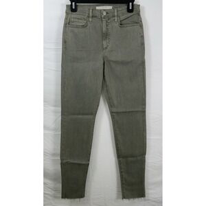 NWT Joe's Jeans The Charlie High Rise Skinny Ankle Jeans Dark Moss Green 27"X28"